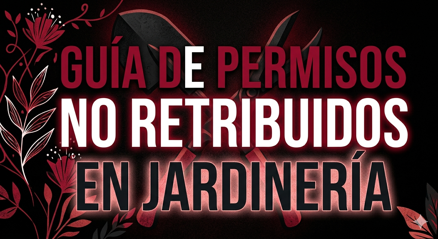 Guía de Permisos No Retribuidos en el Sector de la Jardinería Guía de Permisos No Retribuidos en el Sector de la Jardinería
