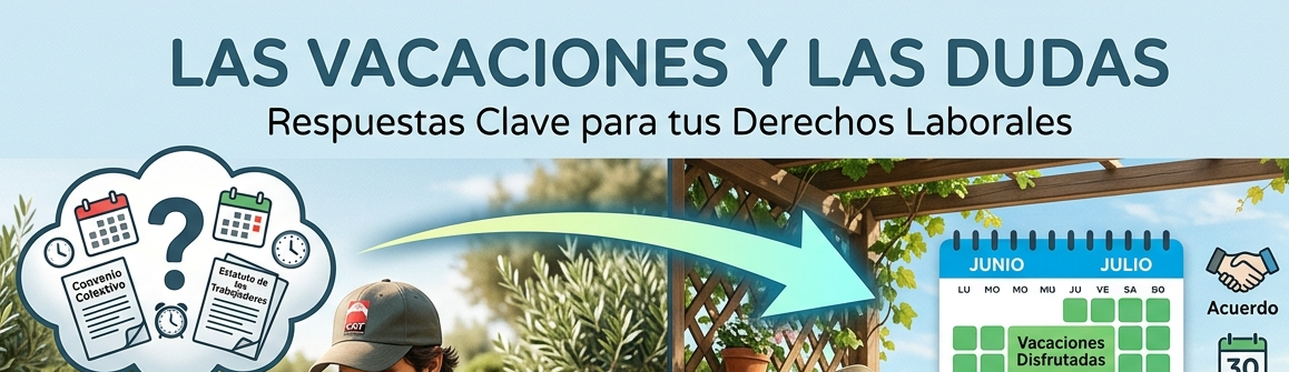 Las vacaciones y las dudas Las vacaciones y las dudas