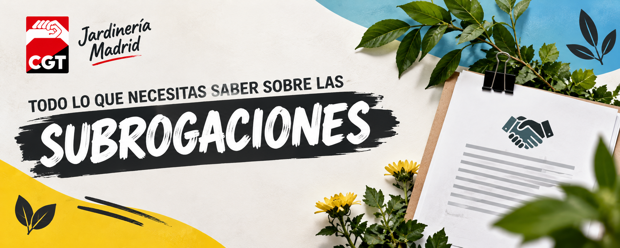 Guía de Subrogación CGT Jardinería Madrid