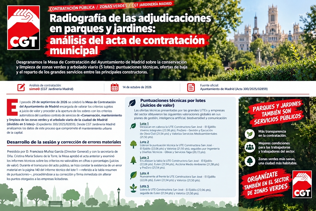Desgranamos la Mesa de Contratación del Ayuntamiento de Madrid